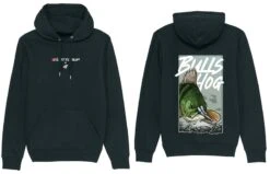 FishCandy Hoodie „BullsHog“ - Organic Cotton Fishing Apparel