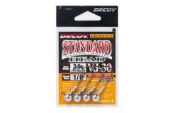 Decoy Standard Head VJ-30 Jig Heads - Ultra-Sharp Fishing Hooks