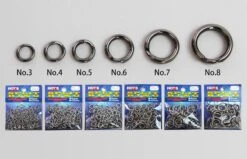 HOTS Toughness Split Rings - High-Strength Saltwater Terminal Tackle