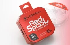 Jackall Red Spool High-Performance Fluorocarbon Main Line - 80m