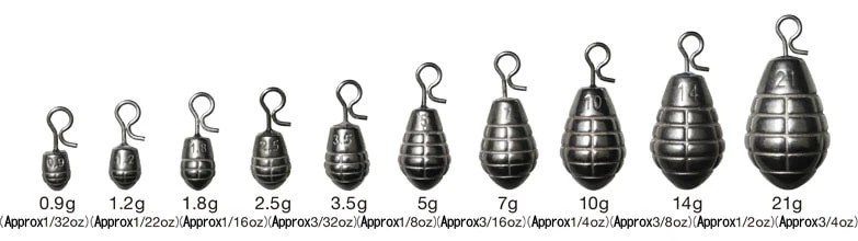 Nogales TG Grenade Quick Changer Tungsten Weights 3 Nogales TG Grenade Quick Changer Tungsten Weights – Bild 3