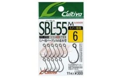 Owner SBL-55M Minnow Hooks - Barbless JDM Replacement Hooks