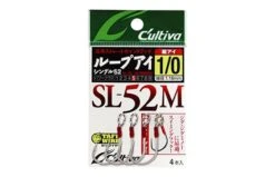 Owner SL-52M Minnow Hooks: Premium JDM Trout Single Hooks