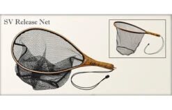 Palms SV Release Net: Premium Wood Handle Landing Net for Trout