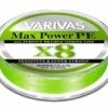 Varivas Max Power PE X8 High-Performance 8-Strand Braided Fishing Line - Lime Green