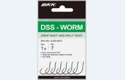 BKK DSS-Worm Hook for Dropshot and Split Shot Rigs
