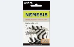 BKK Nemesis - Extra Wide Gap Offset Hook for Texas Rigs