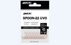 BKK Spoon-22 UVO Single Replacement Hook for Salmon and Trout