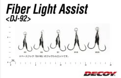 Decoy DJ-92 Fiber Light Assist Hooks - Advanced Jigging Terminal Tackle 6 Decoy DJ-92 Fiber Light Assist Hooks - Advanced Jigging Terminal Tackle -FishCandy Geschaft decoy fiber light assist dj 92 detail2