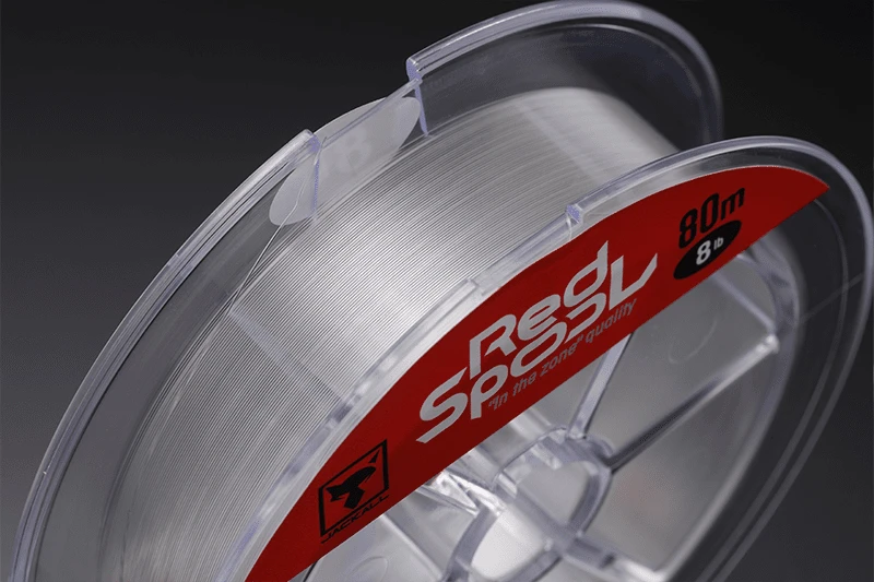 Jackall Red Spool High-Performance Fluorocarbon Main Line - 80m 2 Jackall Red Spool High-Performance Fluorocarbon Main Line - 80m – Bild 2