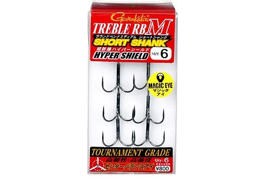Gamakatsu Treble RB-M Nano Smooth Coat Fishing Hook 1 Gamakatsu Treble RB-M Nano Smooth Coat Fishing Hook