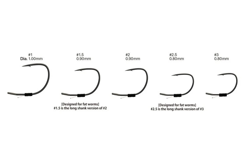 Varivas Maji Neko Hook - Snagless Neko Rig Fishing Hook 3 Varivas Maji Neko Hook - Snagless Neko Rig Fishing Hook – Bild 3