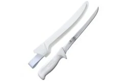Zest White Lux Professional Flexible Filleting Knife with Safety Sheath